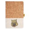 Cork And Heathered Fabric Hardcover Journal 5.5" X 8.25" Thumbnail