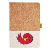 Cork And Heathered Fabric Hardcover Journal 5.5" X 8.25" Thumbnail