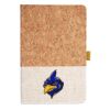 Cork And Heathered Fabric Hardcover Journal 5.5" X 8.25" Thumbnail