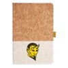 Cork And Heathered Fabric Hardcover Journal 5.5" X 8.25" Thumbnail