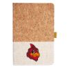 Cork And Heathered Fabric Hardcover Journal 5.5" X 8.25" Thumbnail