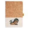 Cork And Heathered Fabric Hardcover Journal 5.5" X 8.25" Thumbnail