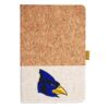 Cork And Heathered Fabric Hardcover Journal 5.5" X 8.25" Thumbnail