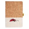 Cork And Heathered Fabric Hardcover Journal 5.5" X 8.25" Thumbnail