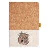 Cork And Heathered Fabric Hardcover Journal 5.5" X 8.25" Thumbnail