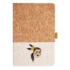 Cork And Heathered Fabric Hardcover Journal 5.5" X 8.25" Thumbnail