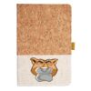 Cork And Heathered Fabric Hardcover Journal 5.5" X 8.25" Thumbnail