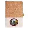 Cork And Heathered Fabric Hardcover Journal 5.5" X 8.25" Thumbnail