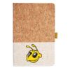Cork And Heathered Fabric Hardcover Journal 5.5" X 8.25" Thumbnail
