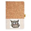 Cork And Heathered Fabric Hardcover Journal 5.5" X 8.25" Thumbnail