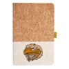 Cork And Heathered Fabric Hardcover Journal 5.5" X 8.25" Thumbnail