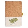Cork And Heathered Fabric Hardcover Journal 5.5" X 8.25" Thumbnail