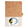 Cork And Heathered Fabric Hardcover Journal 5.5" X 8.25" Thumbnail