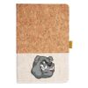 Cork And Heathered Fabric Hardcover Journal 5.5" X 8.25" Thumbnail
