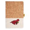 Cork And Heathered Fabric Hardcover Journal 5.5" X 8.25" Thumbnail