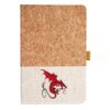 Cork And Heathered Fabric Hardcover Journal 5.5" X 8.25" Thumbnail