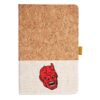 Cork And Heathered Fabric Hardcover Journal 5.5" X 8.25" Thumbnail