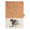 Cork And Heathered Fabric Hardcover Journal 5.5" X 8.25" Thumbnail