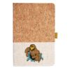 Cork And Heathered Fabric Hardcover Journal 5.5" X 8.25" Thumbnail