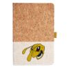 Cork And Heathered Fabric Hardcover Journal 5.5" X 8.25" Thumbnail