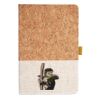 Cork And Heathered Fabric Hardcover Journal 5.5" X 8.25" Thumbnail