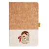 Cork And Heathered Fabric Hardcover Journal 5.5" X 8.25" Thumbnail