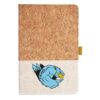 Cork And Heathered Fabric Hardcover Journal 5.5" X 8.25" Thumbnail