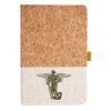 Cork And Heathered Fabric Hardcover Journal 5.5" X 8.25" Thumbnail
