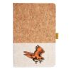 Cork And Heathered Fabric Hardcover Journal 5.5" X 8.25" Thumbnail
