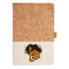 Cork And Heathered Fabric Hardcover Journal 5.5" X 8.25" Thumbnail