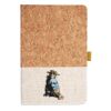 Cork And Heathered Fabric Hardcover Journal 5.5" X 8.25" Thumbnail
