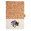 Cork And Heathered Fabric Hardcover Journal 5.5" X 8.25" Thumbnail