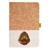 Cork And Heathered Fabric Hardcover Journal 5.5" X 8.25" Thumbnail