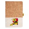 Cork And Heathered Fabric Hardcover Journal 5.5" X 8.25" Thumbnail
