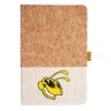 Cork And Heathered Fabric Hardcover Journal 5.5" X 8.25" Thumbnail