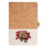 Cork And Heathered Fabric Hardcover Journal 5.5" X 8.25" Thumbnail