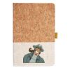 Cork And Heathered Fabric Hardcover Journal 5.5" X 8.25" Thumbnail