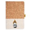 Cork And Heathered Fabric Hardcover Journal 5.5" X 8.25" Thumbnail