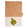 Cork And Heathered Fabric Hardcover Journal 5.5" X 8.25" Thumbnail