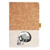 Cork And Heathered Fabric Hardcover Journal 5.5" X 8.25" Thumbnail