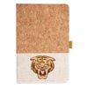 Cork And Heathered Fabric Hardcover Journal 5.5" X 8.25" Thumbnail