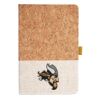 Cork And Heathered Fabric Hardcover Journal 5.5" X 8.25" Thumbnail