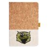 Cork And Heathered Fabric Hardcover Journal 5.5" X 8.25" Thumbnail