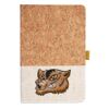 Cork And Heathered Fabric Hardcover Journal 5.5" X 8.25" Thumbnail
