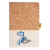 Cork And Heathered Fabric Hardcover Journal 5.5" X 8.25" Thumbnail
