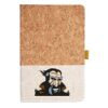Cork And Heathered Fabric Hardcover Journal 5.5" X 8.25" Thumbnail