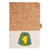 Cork And Heathered Fabric Hardcover Journal 5.5" X 8.25" Thumbnail