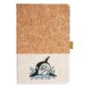 Cork And Heathered Fabric Hardcover Journal 5.5" X 8.25" Thumbnail
