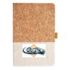 Cork And Heathered Fabric Hardcover Journal 5.5" X 8.25" Thumbnail