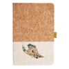Cork And Heathered Fabric Hardcover Journal 5.5" X 8.25" Thumbnail